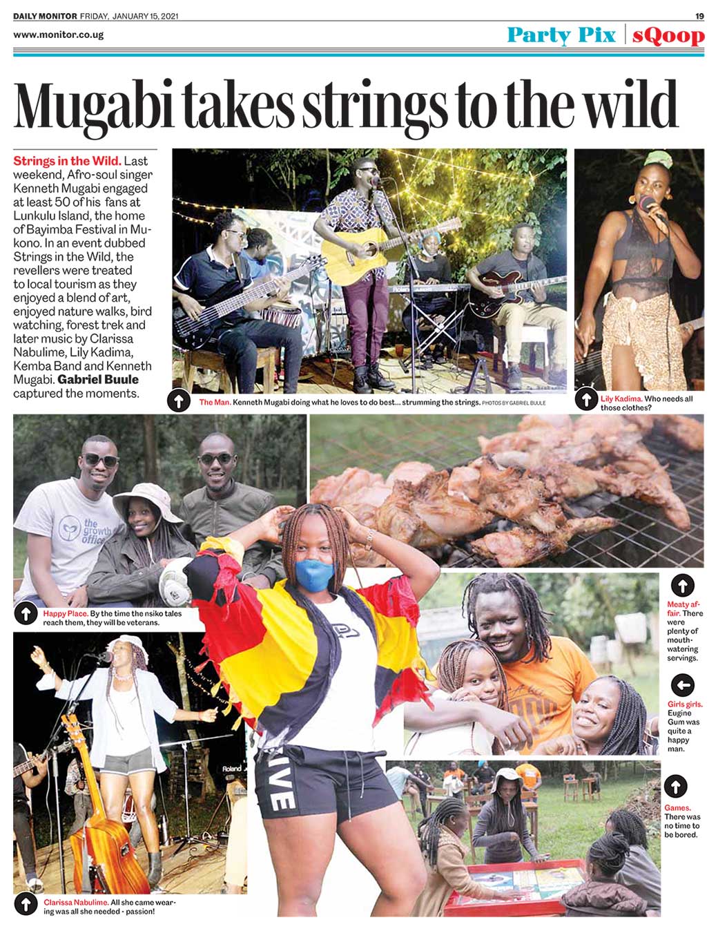 Mugabi takes strings to the wild