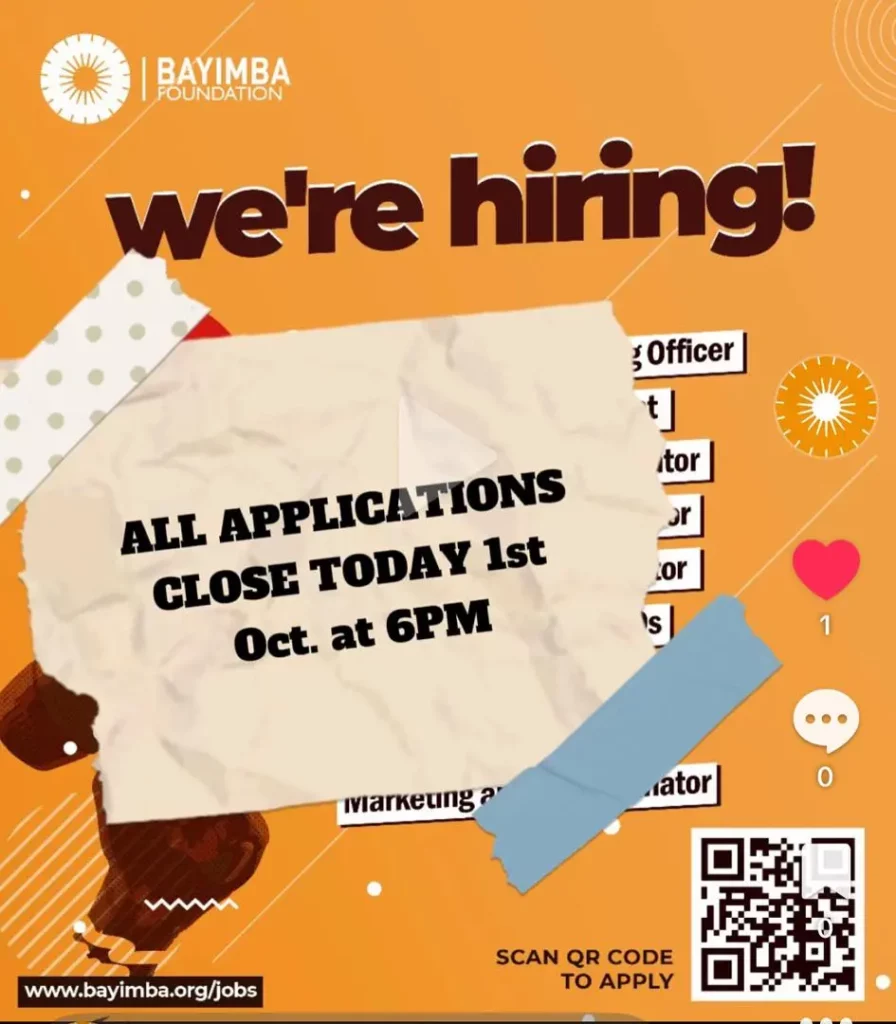 Hiring poster